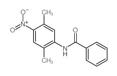 N-(2,5-dimethyl-4-nitro-phenyl)benzamide结构式