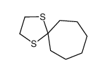 Cycloheptanone ethane-1,2-diyl dithioacetal structure