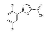 5-(2,5-二氯苯基)-2-糠酸结构式