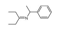 3-pentanone N-phenethylimine Structure