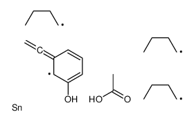 acetic acid,3-(1-tributylstannylethenyl)phenol结构式