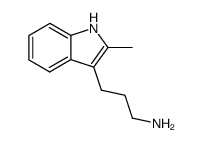3-(2-methyl-indol-3-yl)-propylamine结构式