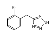 5-(2-溴苄基)-2H-四唑结构式