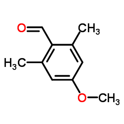 4-甲氧基-2,6-二甲基苯甲醛结构式