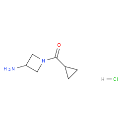 (3-Aminoazetidin-1-yl)(cyclopropyl)methanone hydrochloride picture