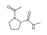 2-Pyrrolidinecarboxamide,1-acetyl-N-methyl-,(2S)-(9CI) picture