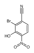 2-溴-3-羟基-4-硝基-苯甲腈结构式