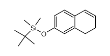 tert-butyl((7,8-dihydronaphthalen-2-yl)oxy)dimethylsilane Structure