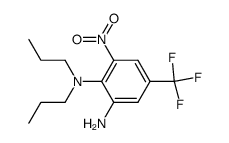 6-NITRO-N,N-DIPROPYL-4-TRIFLUOROMETHYLBENZENE-1,2-DIAMINE structure