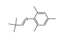 N-(2,2-dimethylpropylidene)-2,4,6-trimethylaniline结构式