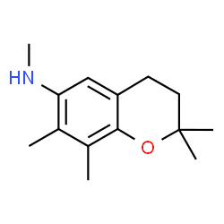 2H-1-Benzopyran-6-amine, 3,4-dihydro-N,2,2,7,8-pentamethyl- Structure