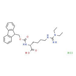 Fmoc-D-HomoArg(Et)2-OH.HCl(symmetrical)图片