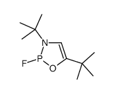 3,5-ditert-butyl-2-fluoro-1,3,2-oxazaphosphole结构式