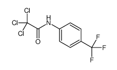 ACETAMIDE, 2,2,2-TRICHLORO-N-[4-(TRIFLUOROMETHYL)PHENYL]- Structure