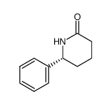 (+)-(6R)-6-phenylpiperidin-2-one结构式