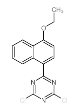 1,3,5-Triazine,2,4-dichloro-6-(4-ethoxy-1-naphthalenyl)-结构式