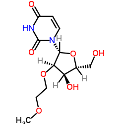 2′-O-(2-甲氧基乙基)尿苷结构式