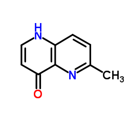 6-甲基-1,5-萘啶-4(1H)-酮结构式