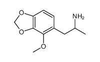 1-(4-methoxy-1,3-benzodioxol-5-yl)propan-2-amine structure