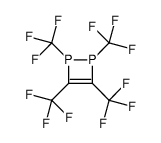 1,2,3,4-tetrakis(trifluoromethyl)diphosphete结构式