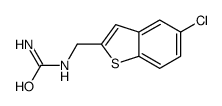 (5-chloro-1-benzothiophen-2-yl)methylurea结构式