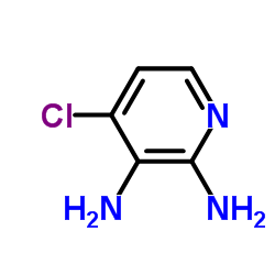 4-氯吡啶-2,3-二胺结构式