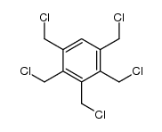 pentakis-chloromethyl-benzene Structure