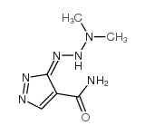 3-(dimethylaminohydrazinylidene)pyrazole-4-carboxamide结构式