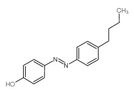 4-(4-Butylphenylazo)phenol Structure