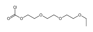 2-[2-(2-ethoxyethoxy)ethoxy]ethyl carbonochloridate结构式