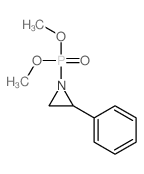 Phosphonic acid,(2-phenyl-1-aziridinyl)-, dimethyl ester (8CI,9CI) structure
