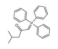 4-METHYL-1-(TRIPHENYL-LAMBDA5-PHOSPHANYLIDENE)-PENTAN-2-ONE Structure