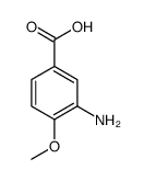 3-Amino-4-methoxybenzoic acid结构式