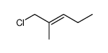 1-chloro-2-methyl-pent-2-ene结构式