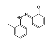 (6E)-6-[(2-methylphenyl)hydrazinylidene]cyclohexa-2,4-dien-1-one结构式