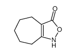 3H-Cyclohept[c]isoxazol-3-one,1,4,5,6,7,8-hexahydro-(8CI,9CI) structure