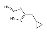 5-(cyclopropylmethyl)-1,3,4-thiadiazol-2-amine Structure