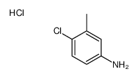 4-氯-3-甲基苯胺盐酸盐结构式