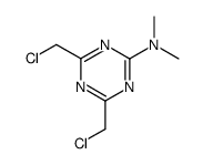 (bis-chloromethyl-[1,3,5]triazin-2-yl)-dimethyl-amine结构式