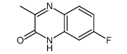 2(1H)-Quinoxalinone,7-fluoro-3-methyl-(9CI) Structure