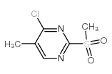 4-Chloro-5-methyl-2-(methylsulfonyl)pyrimidine structure