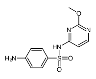 4-amino-N-(2-methoxypyrimidin-4-yl)benzenesulfonamide结构式