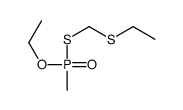 1-[ethylsulfanylmethylsulfanyl(methyl)phosphoryl]oxyethane Structure