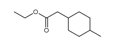 ethyl (4-methylcyclohexyl)acetate结构式