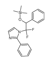 1-(1,1-DIFLUORO-2-PHENYL-2-TRIMETHYLSILOXY-ETHYL)-2-PHENYLIMIDAZOLE结构式