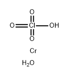 Perchloric acid, chromium(3+) salt, decahydrate (8CI) Structure