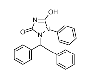 1-benzhydryl-2-phenyl-1,2,4-triazolidine-3,5-dione结构式