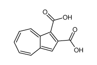 1,2-Azulenedicarboxylic acid Structure