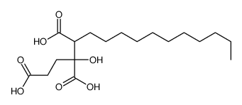 3-hydroxypentadecane-1,3,4-tricarboxylic acid结构式