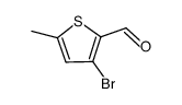 3-溴-5-甲基噻吩-2-甲醛结构式